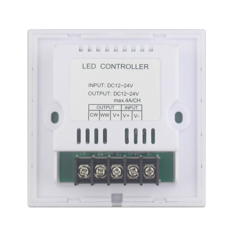 TM07 2 Channel DC12V-24V Touch Panel Colour Temperature Controller